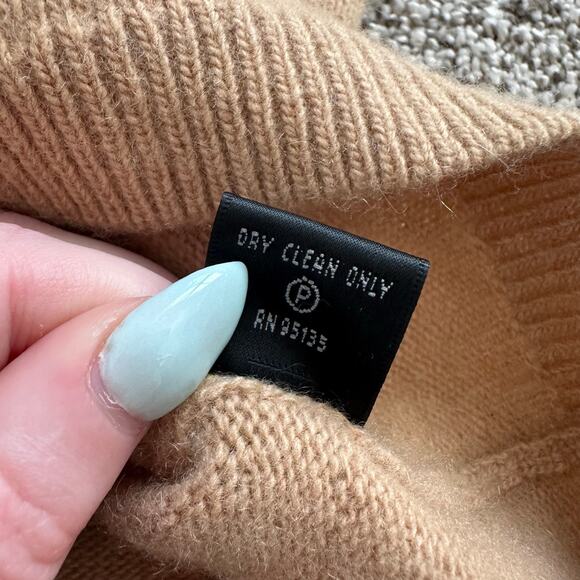 Lafayette 148 tan wool/cashmere sweater vest size L - Picture 7 of 14